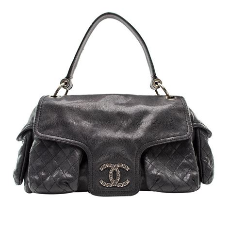 chanel glazed caviar flap hobo|Chanel Pewter Glazed Caviar Leather Caviar 31 Small Hobo Bag .